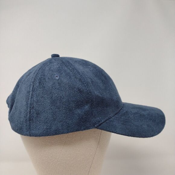 Unbranded Snapback Hat Blue OSFA Adjustable Vented Holes 6 Panel Blank - Picture 4 of 8